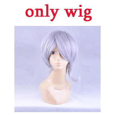 Only wig 7 шт. Danganronpa V3 Tojo Kirumi косплей костюм японская игра Аниме Униформа костюм наряд Одежда и парики Хэллоуин Косплей - Цвет: Only wig