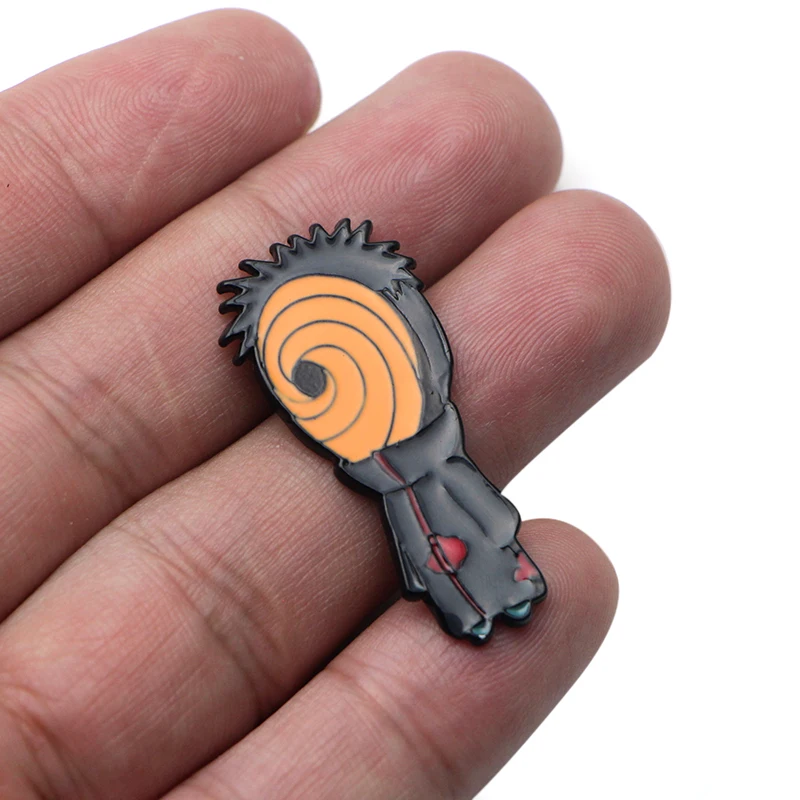 L3229 Uzumaki Naruto эмалированная булавка броши мультфильм креативная металлическая брошь булавки Джинсовая Шляпа значок воротник ювелирные изделия 1 шт