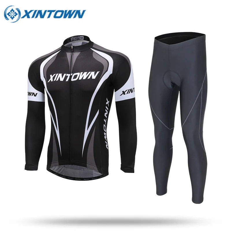 XINTOWN 2018 спортивные комплекты одежда с длинным рукавом Велоспорт Джерси