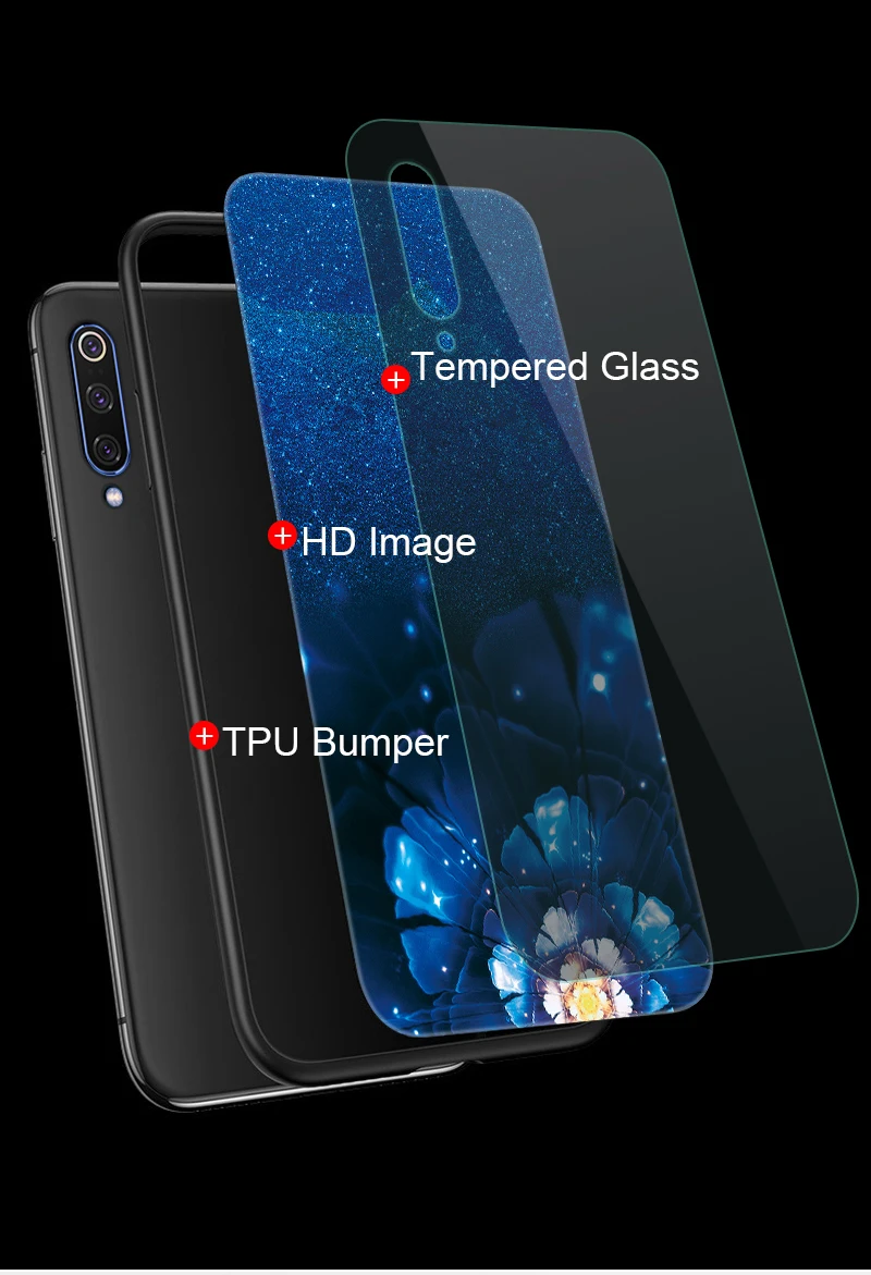Чехол для Xiaomi mi 9 Lite glass mi 9 SE стеклянный силиконовый чехол для телефона для Xiaomi mi 9 SE чехол s для Xiaomi mi 9 T Pro 9 T Pro