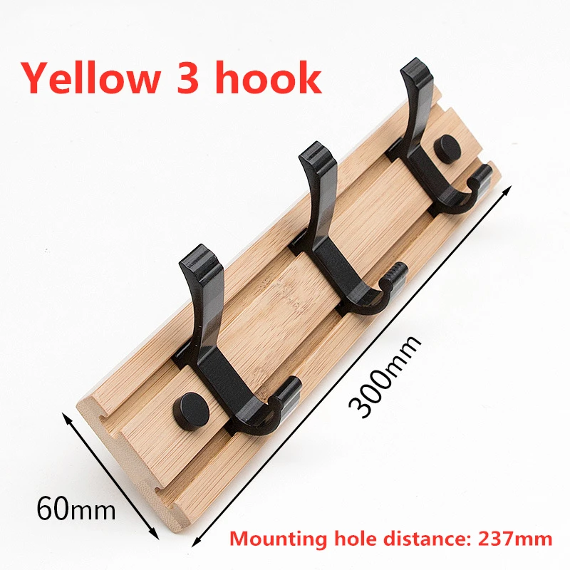 3 Hooks Nordic Европейская мода Стиль Спальня мебель вешалка для одежды, крючки, станок и Гостиная шкаф деревянный, для шляп стеллажи для выставки товаров вешалка настенный крючок - Цвет: 3 Hooks