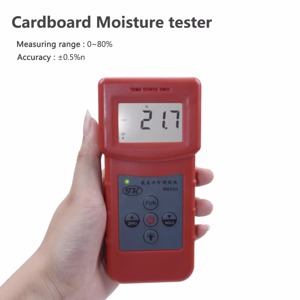 100% новый Индуктивный анализатор влажности MS310 измеритель древесины для