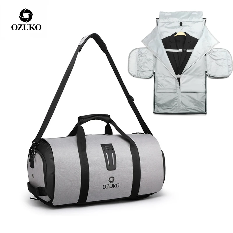 Мужская деловая сумка для путешествий большая костюма водонепроницаемая багажа