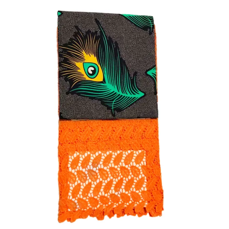 Желтая Анкара африканская вощеная ткань принтом 3 ярда подходящая 2 5 ярдов