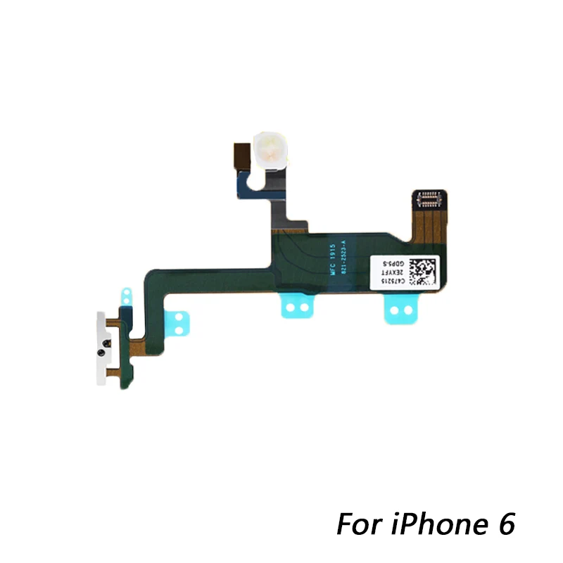 Для iPhone 5 5c 5S 6 6plus 6s 6s Plus 7 7 Plus мощность гибкий регулятор громкости кнопка отключения звука кнопка включения и выключения питания гибкий кабель