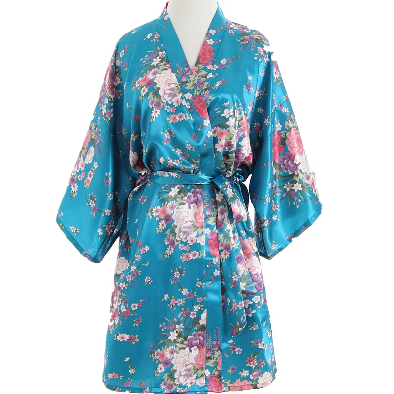 Новинка голубое свадебное платье невесты халат подружки Цветочный Короткое