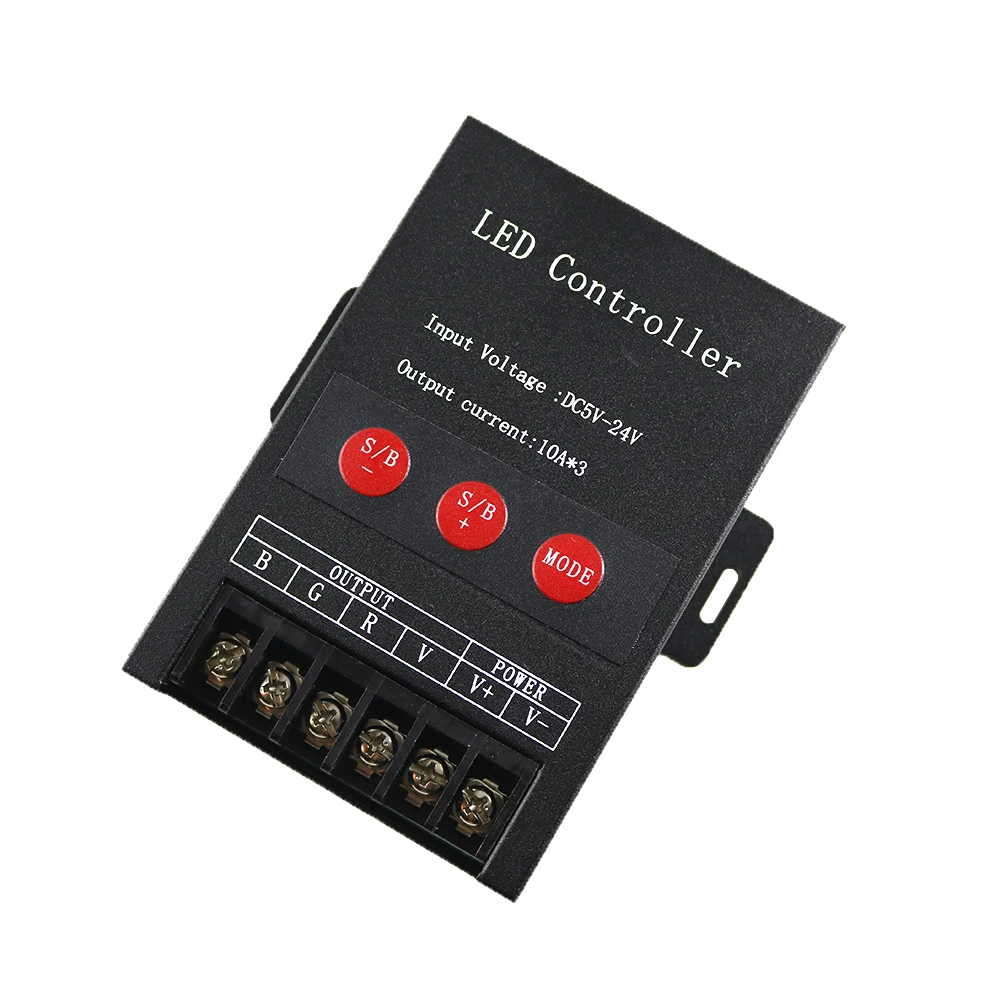 Мини диммер для светодиодных лент 5050 / 3528 RGB 30 А 10 X 3|led controler 30a|led controllerrgb color |