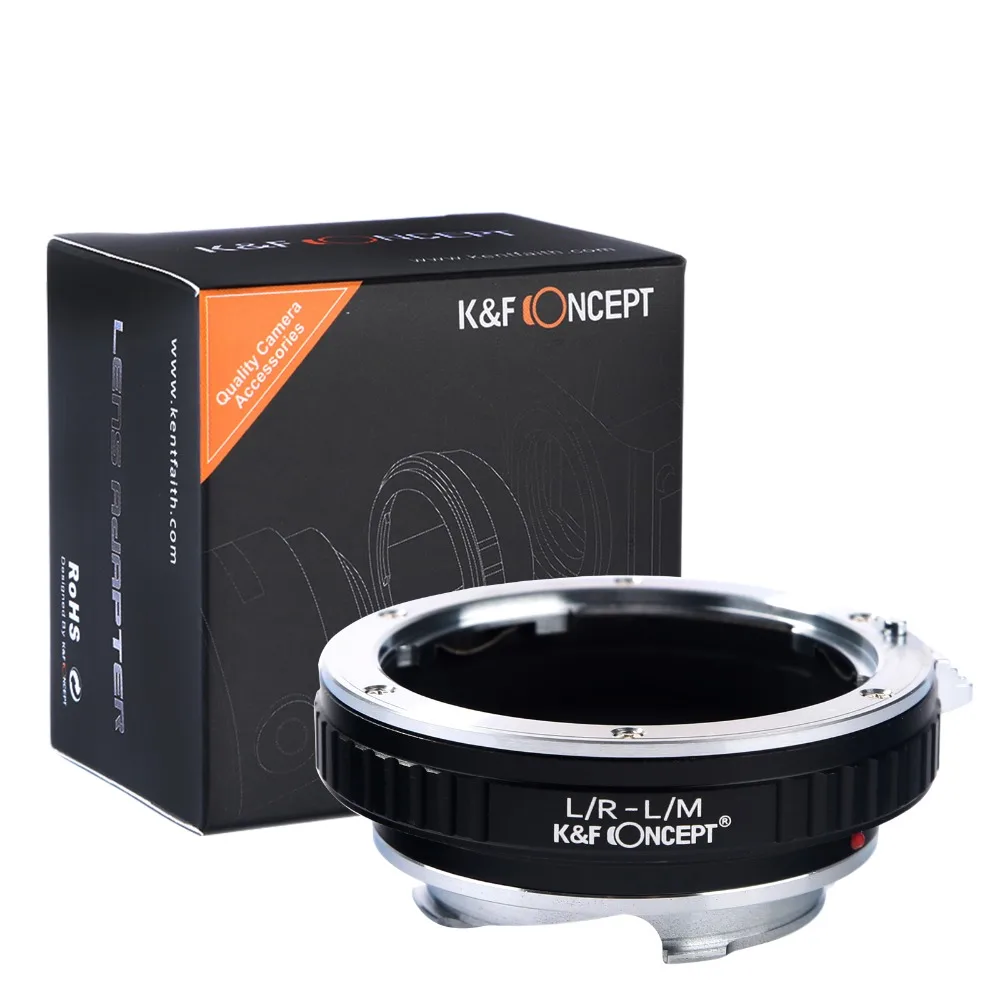 K& F концепция L/R-L/M Объективы для фотоаппаратов адаптер для Leica R Крепление объектива на для Leica M Камера высокого качества водонепроницаемость кольцо