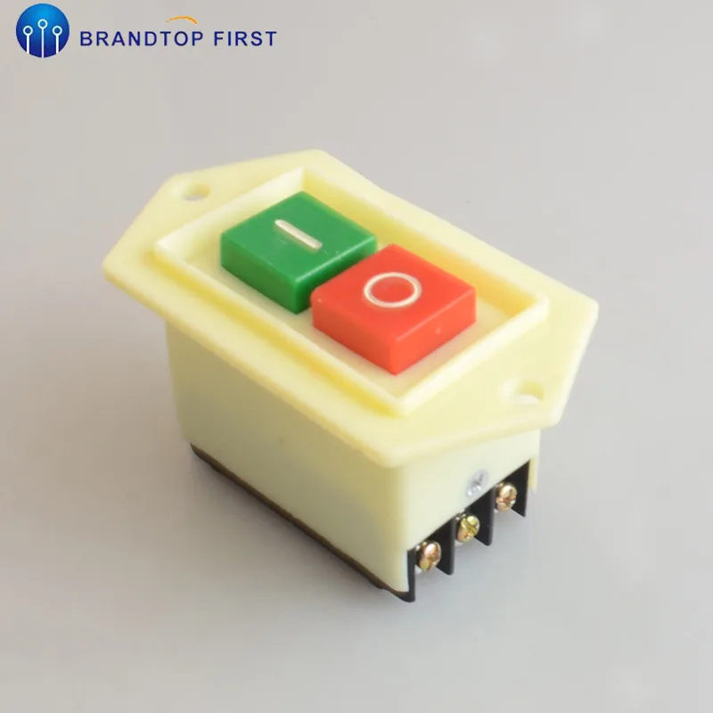 1 шт. начало остановка пусковой переключатель on/off 380/220V для настольная