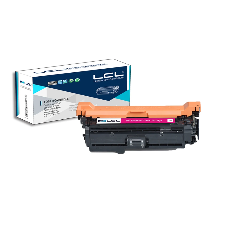 Тонер картридж LCL 504X 504A CE250X CE251A CE252A CE253A (4 упаковки) совместимый с HP Color laserJet