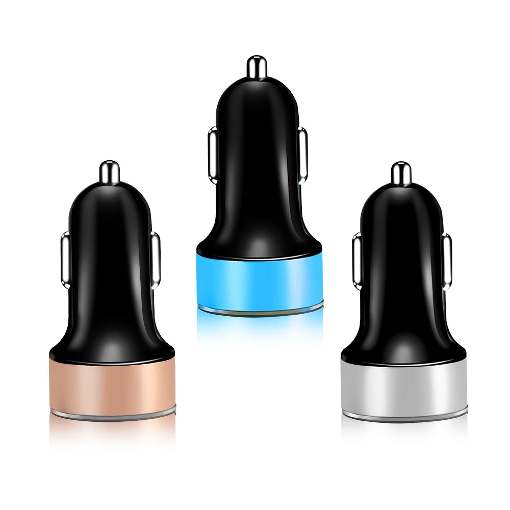 VIKEFON Mini USB Автомобильное зарядное устройство для мобильного телефона планшета gps 3.1A быстрое зарядное устройство автомобильное зарядное устройство двойной USB автомобильный адаптер зарядного устройства для телефона в автомобиле