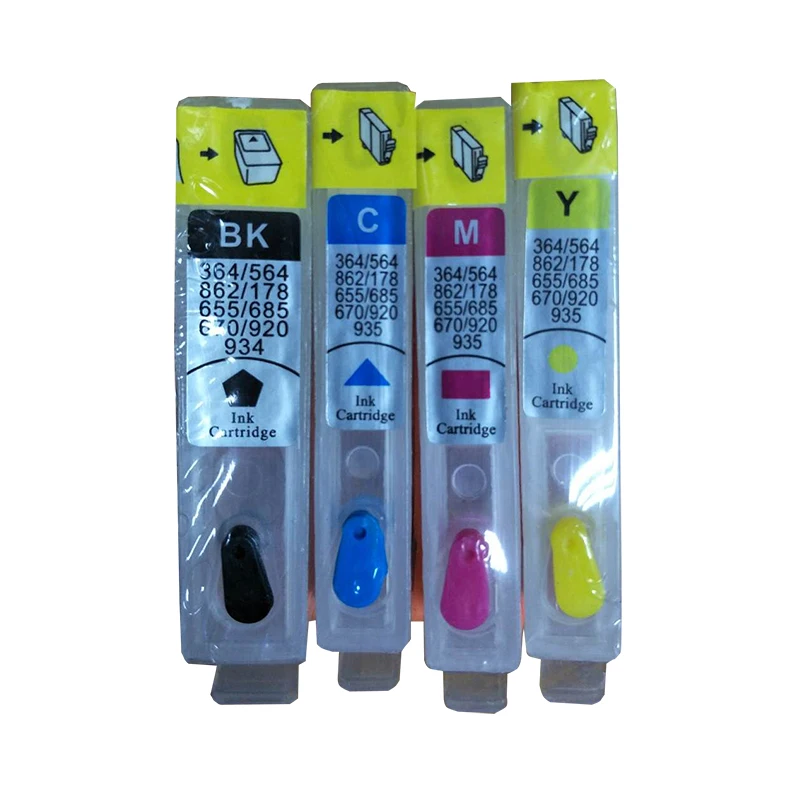 4PK 934 935 пустые многоразовые чернила замена Cartrdige для принтера Officejet Pro 6830 6230 6835 6815