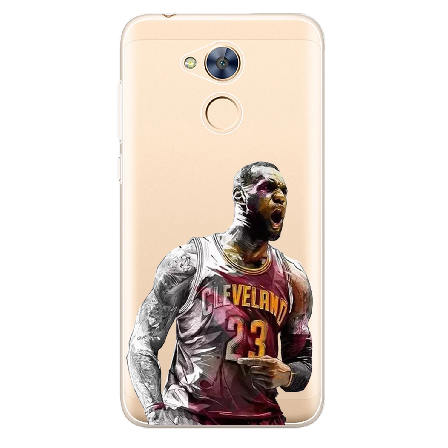For Huawei Honor 6A Case Cover 5.0&quot Soft TPU Silicone Popular Cool Kobe James Jordan Messi Ronaldo Star 23 24 Painted Phone |