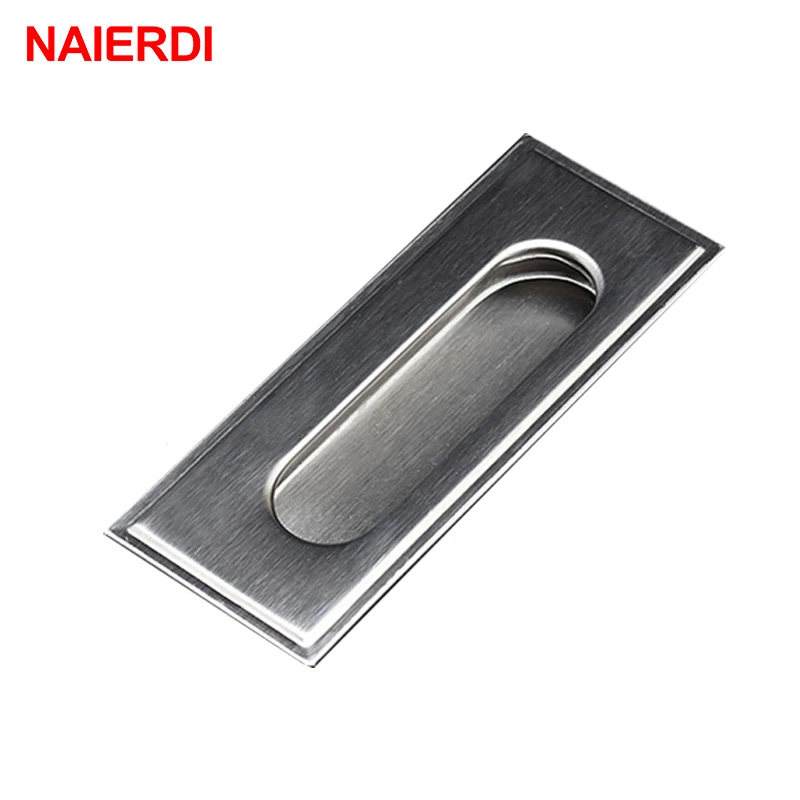 10 шт NAIERDI шкаф скрытые ручки из нержавеющей стали Невидимая ручка ящика шкафа с
