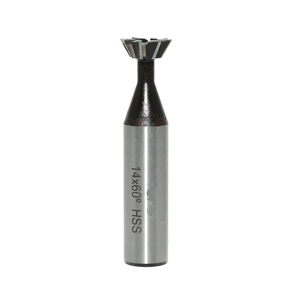 Концевая фреза для Ласточкина хвостовика 14 х60 градусов 1 шт.|dovetail cutter|milling cutterflutes