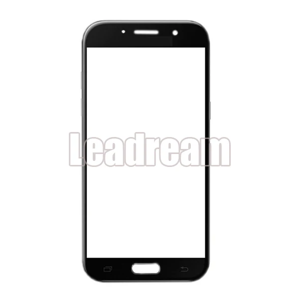 

100pcs/lot DHL Front Outer Touch Screen Glass Lens Cover For Samsung Galaxy A5 2017 A520 A520F White Black Gold Pink Blue