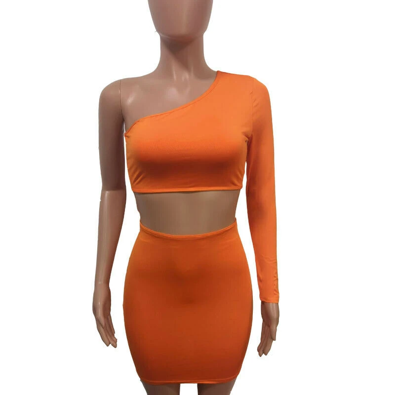 Женский комплект из двух предметов летний 2 Сексуальная футболка с одним плечом