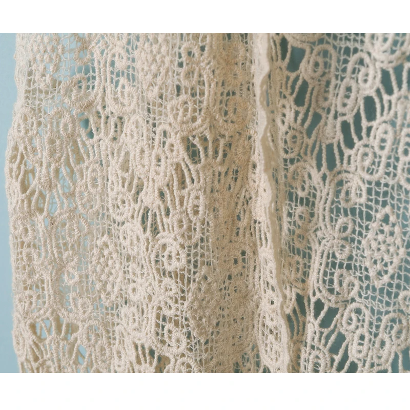 SESOAF 2017 Женский модный кружевной кардиган без рукавов повседневные блузки