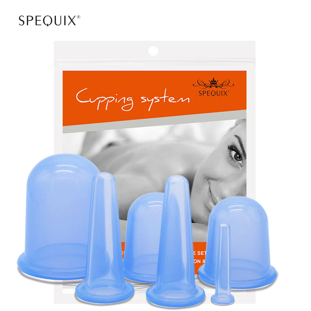 6PCS Silicone Massage Cups Anticellulite Set Vacuum Cup Ventosas Masaje Facial Body Suction Relax | Красота и здоровье