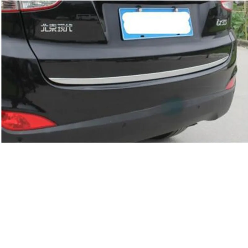 Наклейка на дверь для Hyundai ix35 2010-2016 отделка заднюю из нержавеющей стали