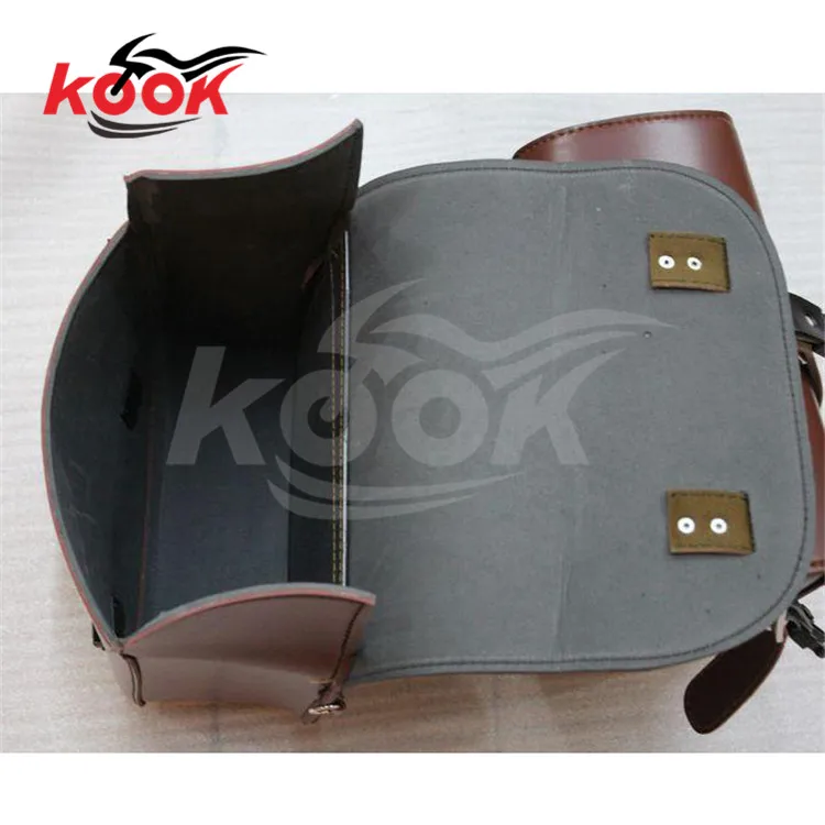 Коричневые мотоциклетные седельные сумки высокого качества чемодан из