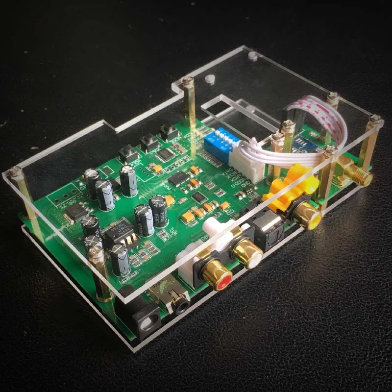 ES9038Q2M APTX-HD Bluetooth 5,0 Модуль DAC ies SPIDF CSR8675 декодер плата в чехол с антенной T0250
