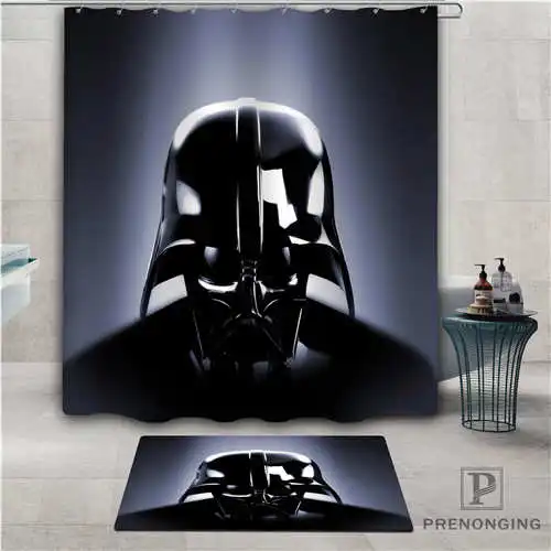 На заказ Звездные войны (1) водонепроницаемый занавеска для душа коврик дома