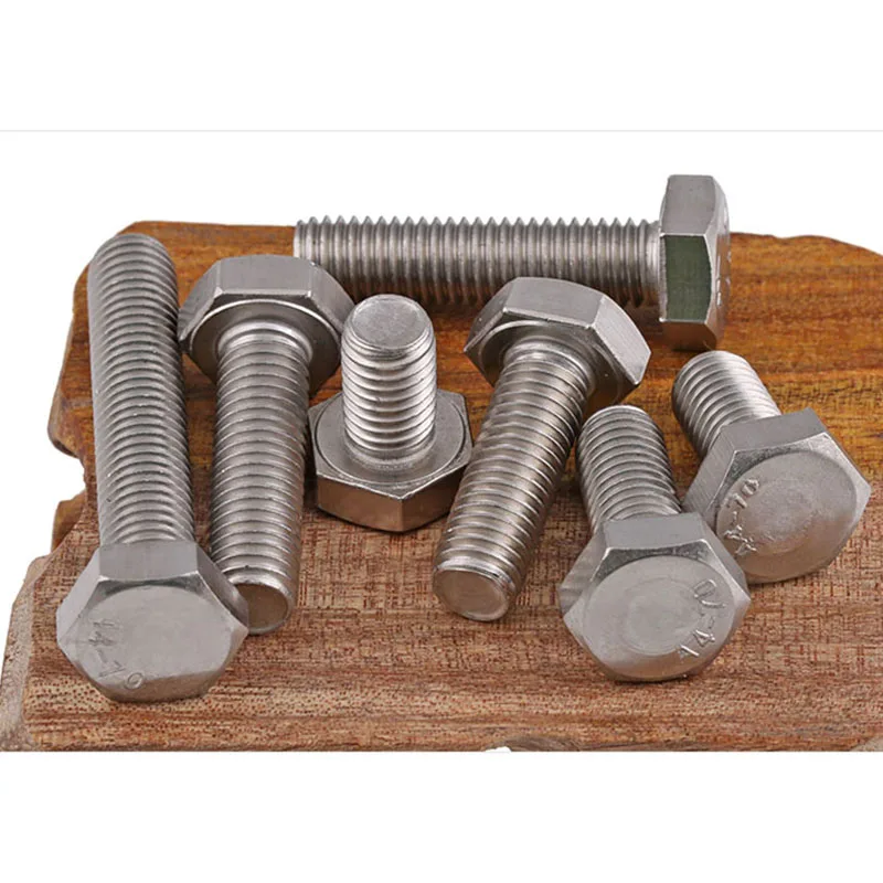 Винт с шестигранной головкой из нержавеющей стали/M12*20-200 DIN933 шестигранный болт