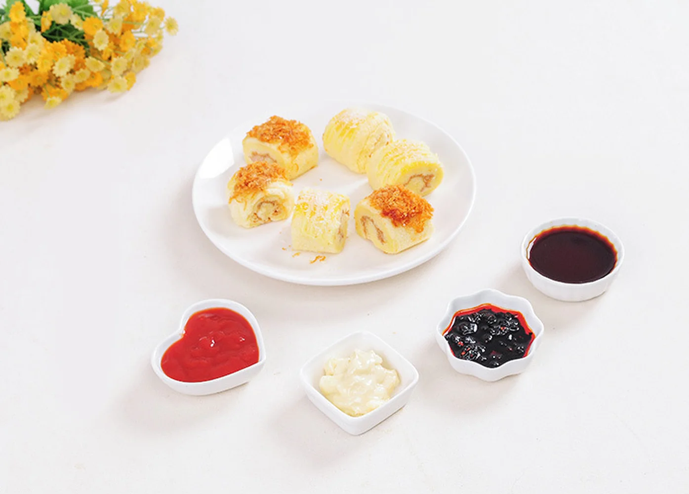 2 шт. креативная белая керамическая тарелка для соуса кухонный соус уксус