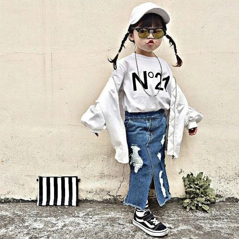 Мягкие джинсы ANKRT для маленьких девочек летние хлопковые в ковбойском стиле