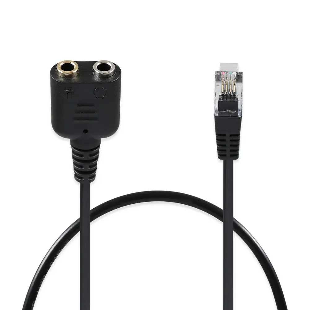 Onvian RJ9 штекер на 3 5 мм гнездо гарнитура аудио разъем телефон адаптер кабель для ПК