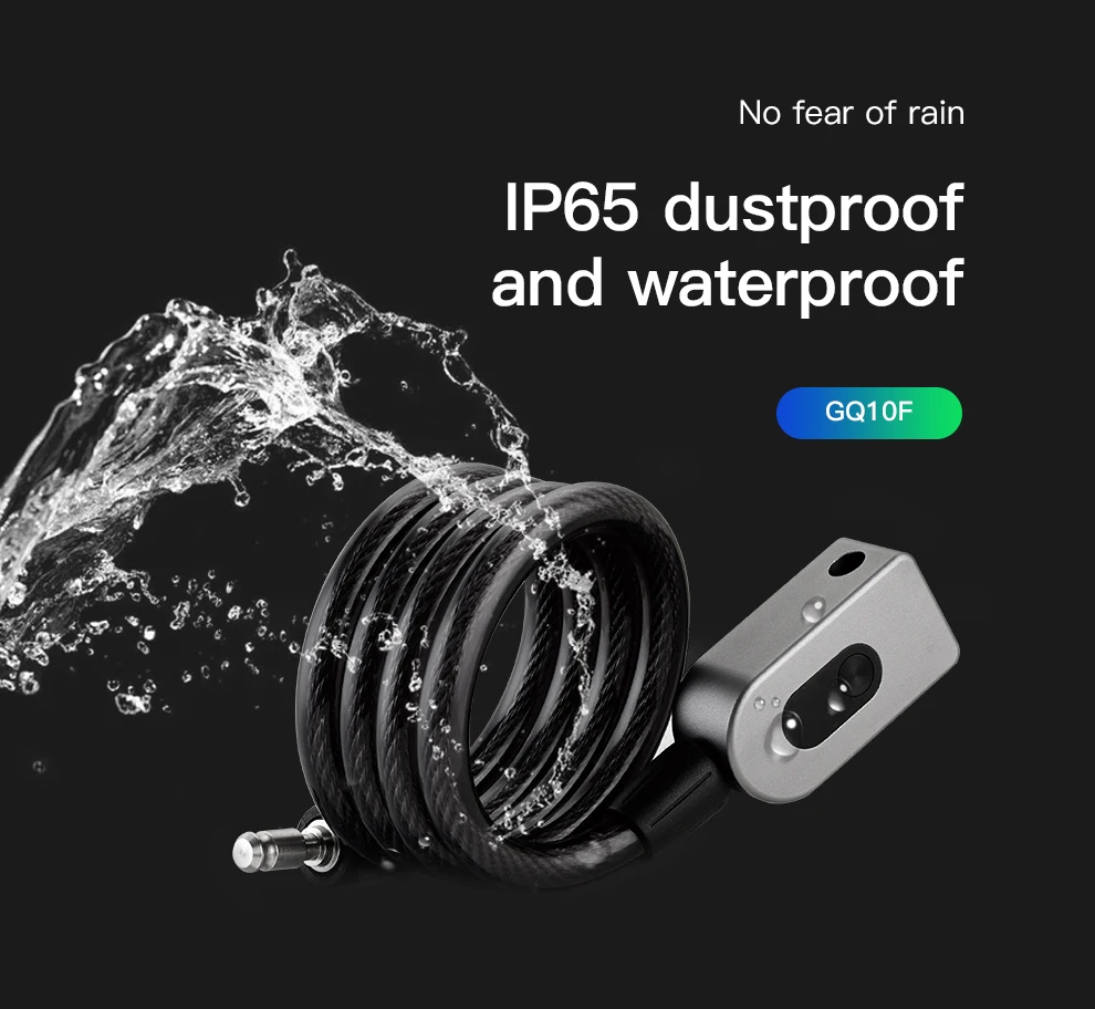 Universal Anti-Theft Bike Bicycle Lock Stainless Steel Cable Coil For Motorcycle Cycle MTB Bike Chain Security Fingerprint Lock