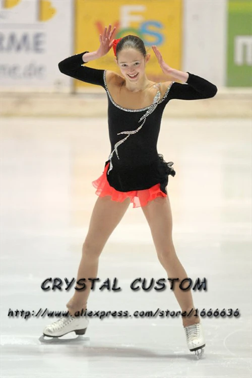 

Figure Skating Dresses For Girls Graceful New Brand Ice Figure Skating Dresses For Competition Kids DR3745