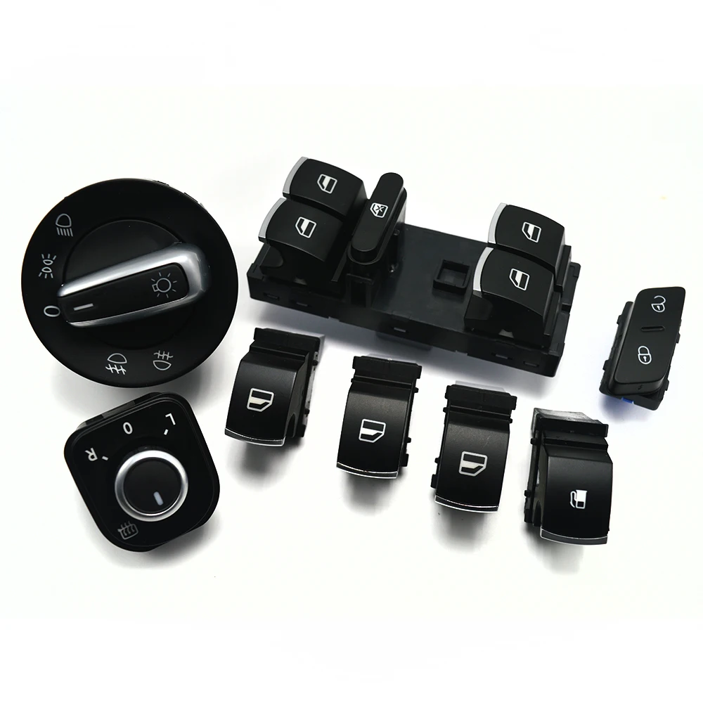 Окно фар зеркало топливный бак переключатель блокировки для VW Jetta Golf MK5 6 Tiguan CC