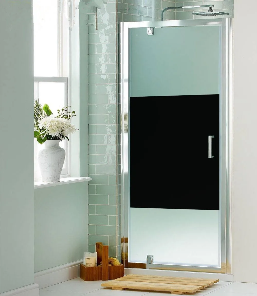 60*400 см, непрозрачная матовая затемненная пленка на окно, виниловая декоративная наклейка для ванной комнаты, дома, офиса, сделай сам, легко устанавливается