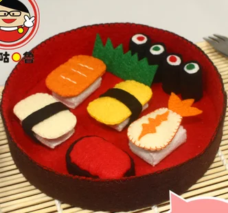 Мультфильм милый питание ткань фетр комплект нетканом полотне ремесла Сделай