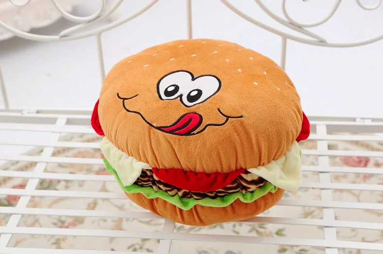 36 см мягкие плюшевые подушки гамбургер детские игрушки куклы Burger King Подушки