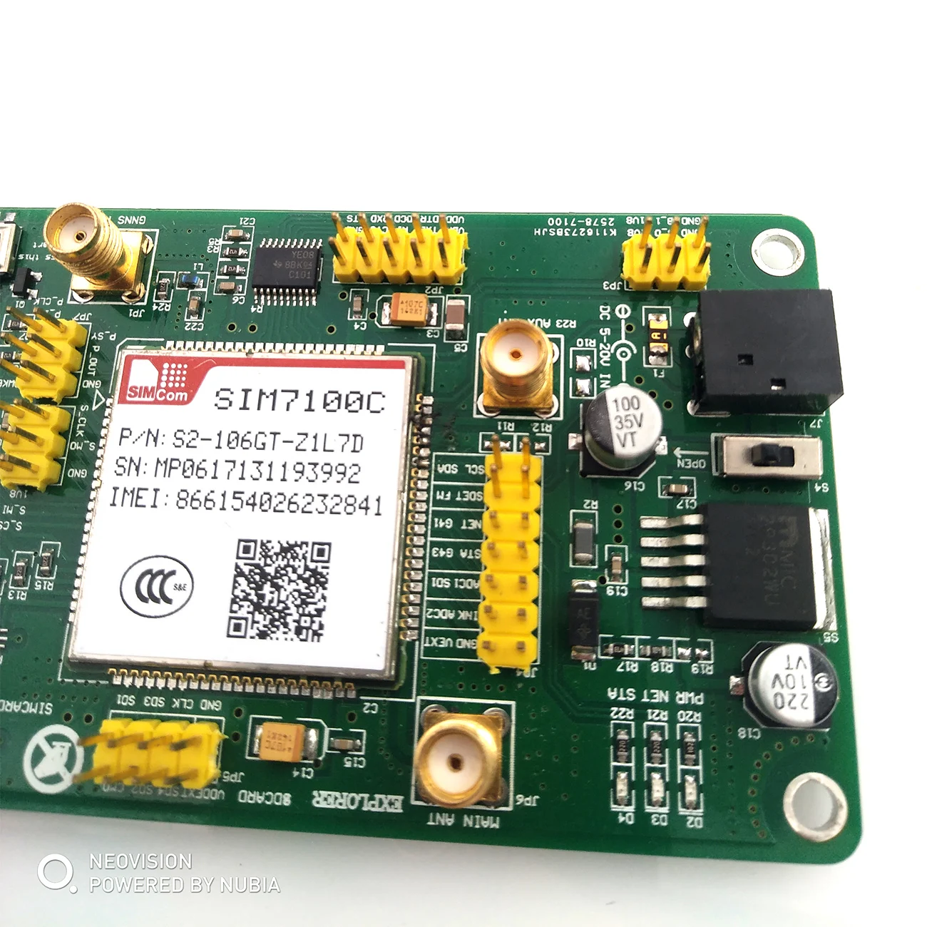 SIM7100C PCIE 4G модуль связи 5 форм LTE TDD FDD UNV-SIM7100C макетная плата | Электронные