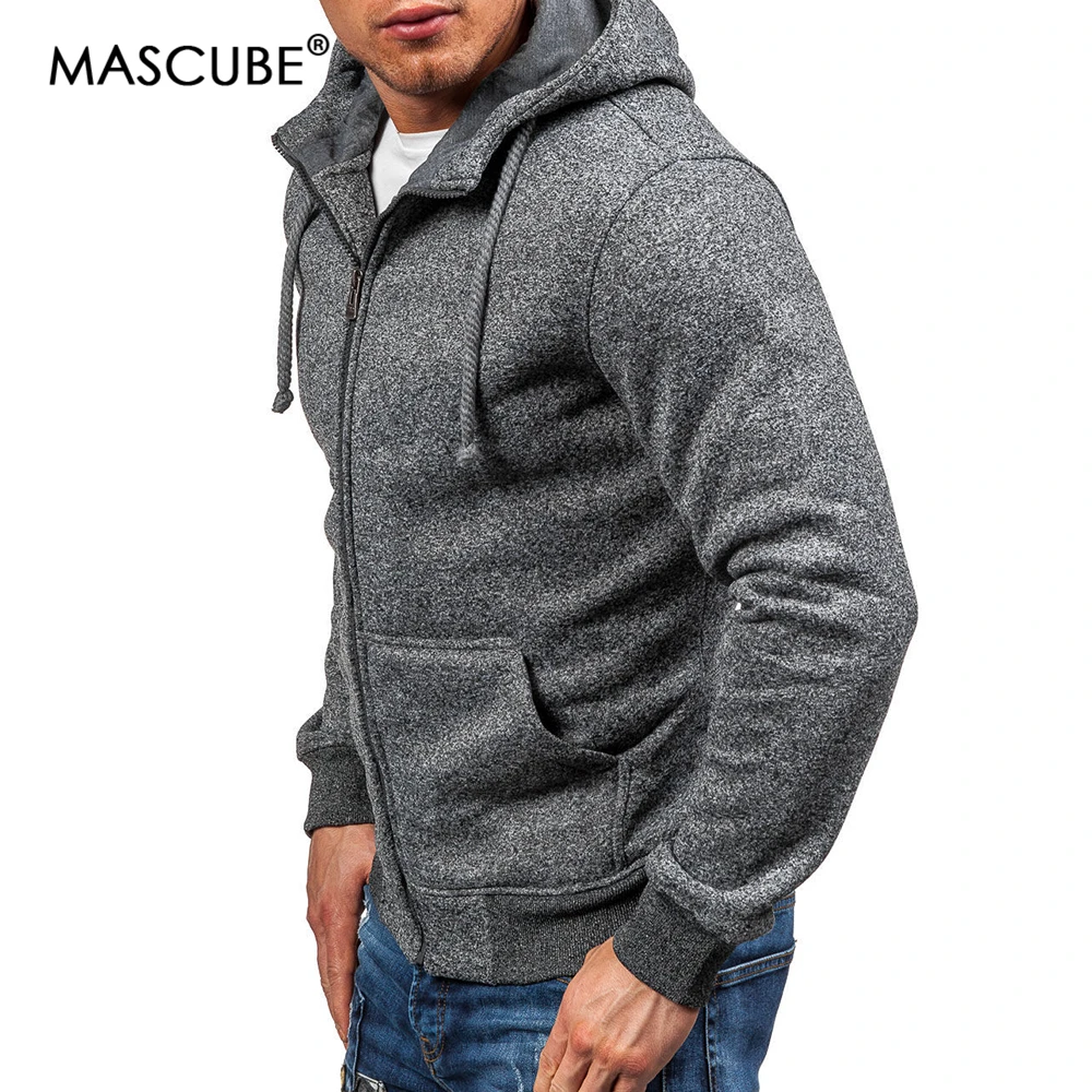 MASCUBE/зимние мужские комплекты мужской кардиган из флиса с длинным рукавом