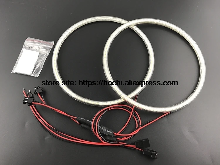 Отличный SMD 5050 светодиодный Белый Фары halo ангел демон глаза комплект для Toyota FJ Cruiser 2007 08 2009 2010 2011 2012 2013