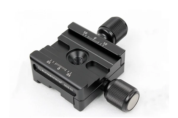 SUNWAYFOTO DDB 53 штатива Quick Release Зажим для DSLR idirectional 90 градусов смещение двойной
