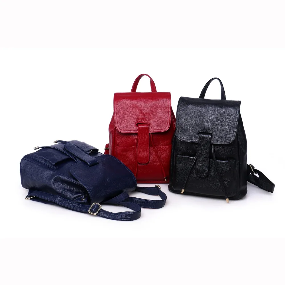 Женский рюкзак L098 из натуральной кожи на плечо|leather women backpack|fashion backpackwomen backpack |