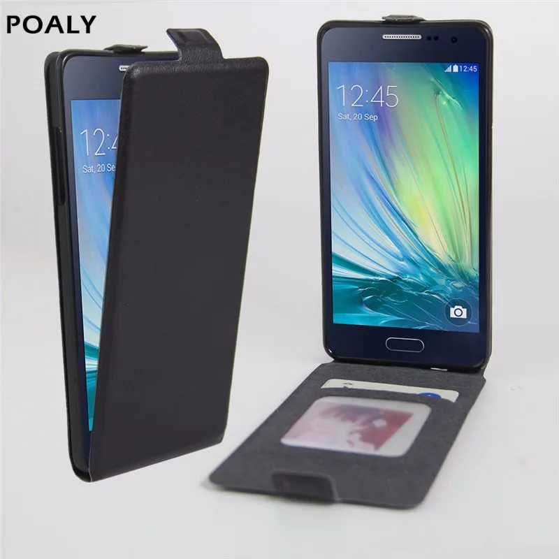 Роскошный чехол кошелек из искусственной кожи для задней панели Samsung Galaxy A3 2015 A300