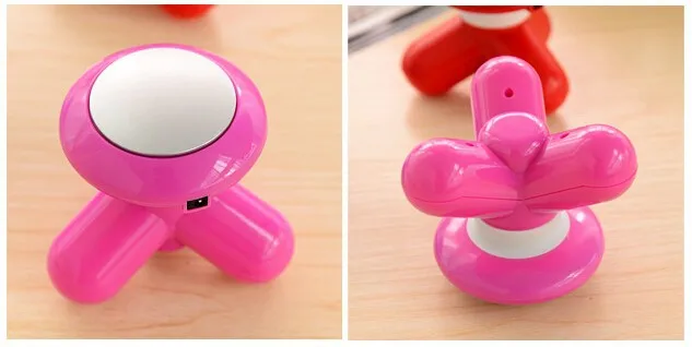 1 шт. милый мини Электрический аккумулятор/USB питание ручной волновая Вибрация MIMO массажер массаж всего тела