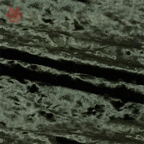 Dark green per pic Корейский стиль темно-зеленая велюровая ткань бархат стрейч ткань пряжа одежда для Зима Осень платье пальто брюки tissu stoffen SP5686 - Цвет: Dark green per pic