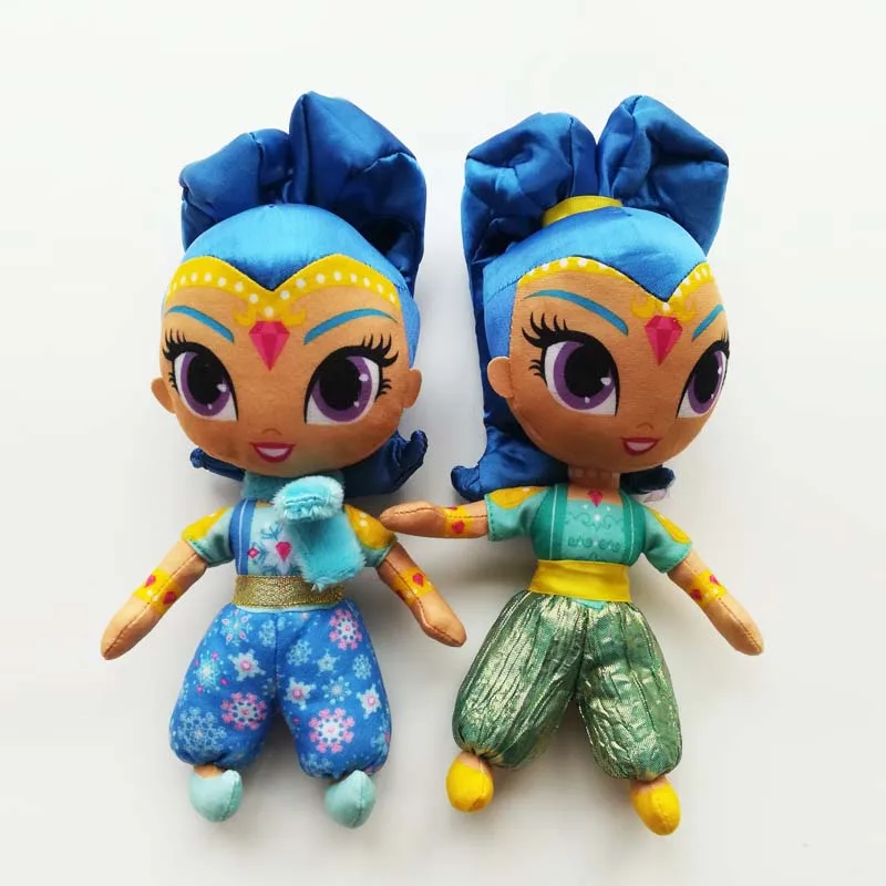 Новая игрушка! 10 дюймовые мягкие блестящие куклы сестры милые плюшевые игрушки