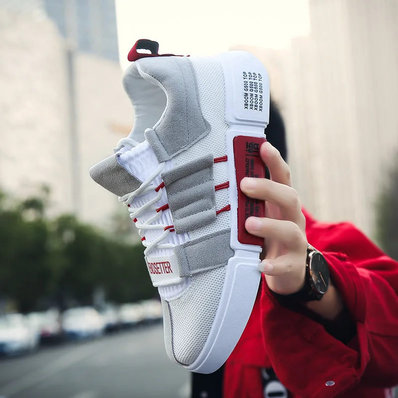 Новинка Мужская обувь Всесезонная дышащая из сетчатого материала мужская