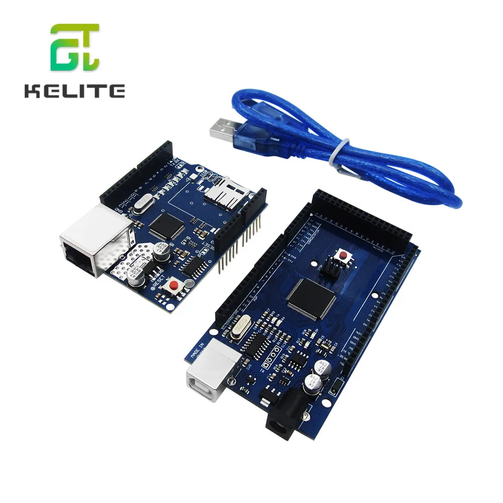 Плата расширения сети UNO Ethernet W5100 щит для SD-карты с Mega 2560 R3 Mega2560 REV3 | Электронные
