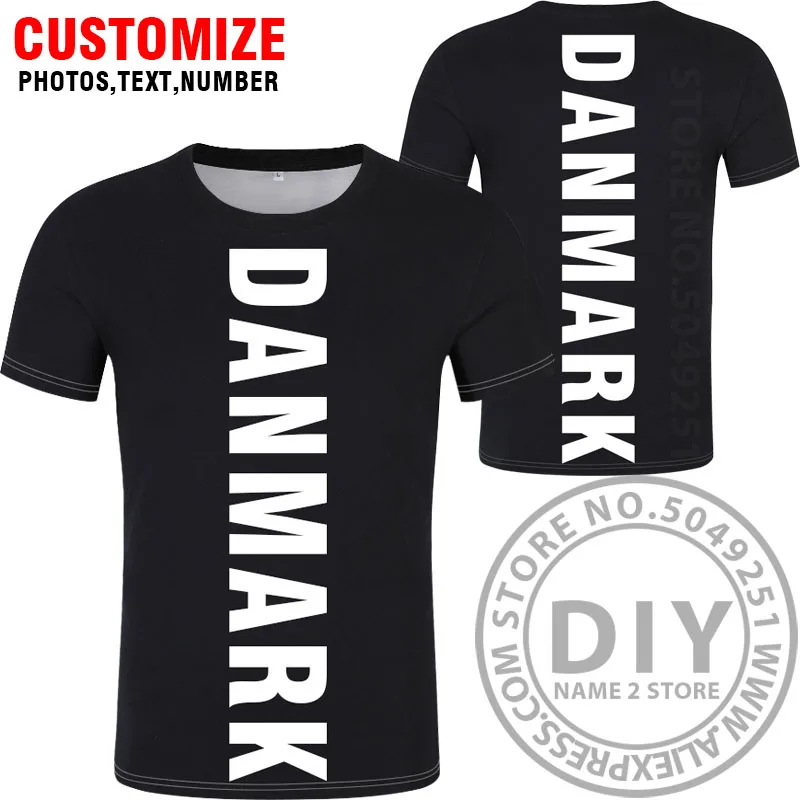 Style 10 Датская футболка с логотипом,, на заказ, с именем, номером dnk, футболка, Национальный флаг, датское Королевство, страна, danmark, dk, принт, фото, одежда - Цвет: Style 10