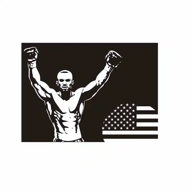 Боксерские настенные стикеры Kick Boxer Play перчатки Бесплатные боевые плакаты